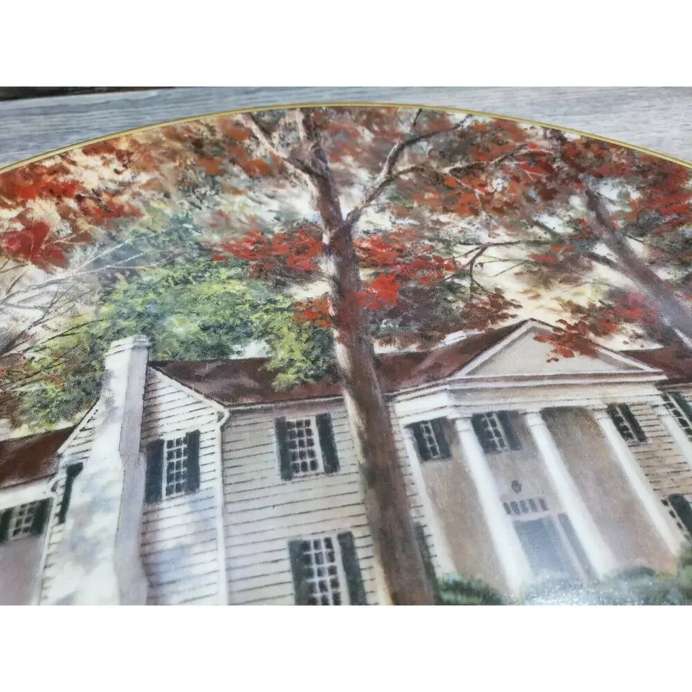 Gorham Fort Hill Commemorative Southern Landmark Series 1980 Vintage Plate